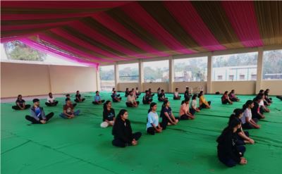 The Yoga Celebration organized by AgriConnect.